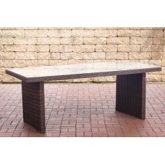 Tisch HLO-CP14 BIG 200 cm ~ braun-meliert