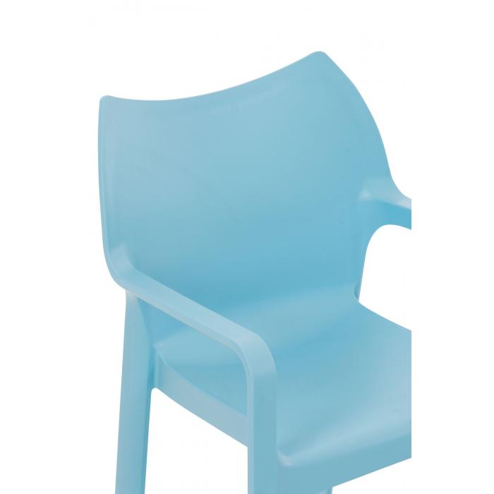 Stuhl HLO-CP55 ~ hellblau