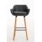 2er Set Barhocker HLO-CP19 Kunstleder ~ grau