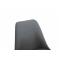 Besucherstuhl HLO-CP8 Stoff Square grau ~ dunkelgrau