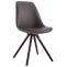 Besucherstuhl HLO-CP37 Cappuccino Rund ~ braun