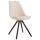 Besucherstuhl HLO-CP37 Cappuccino Rund ~ creme