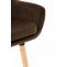 Barhocker HLO-CP19 Samt ~ braun