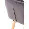 Barhocker HLO-CP19 Samt ~ grau