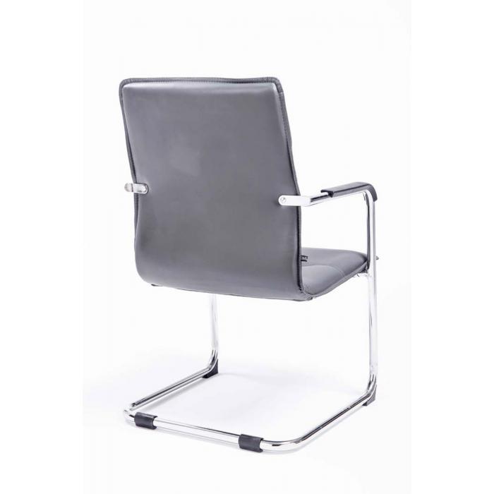 2er Set Besucherstuhl HLO-CP1 ~ grau