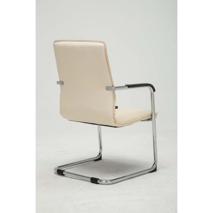 2er Set Besucherstuhl HLO-CP1 ~ creme