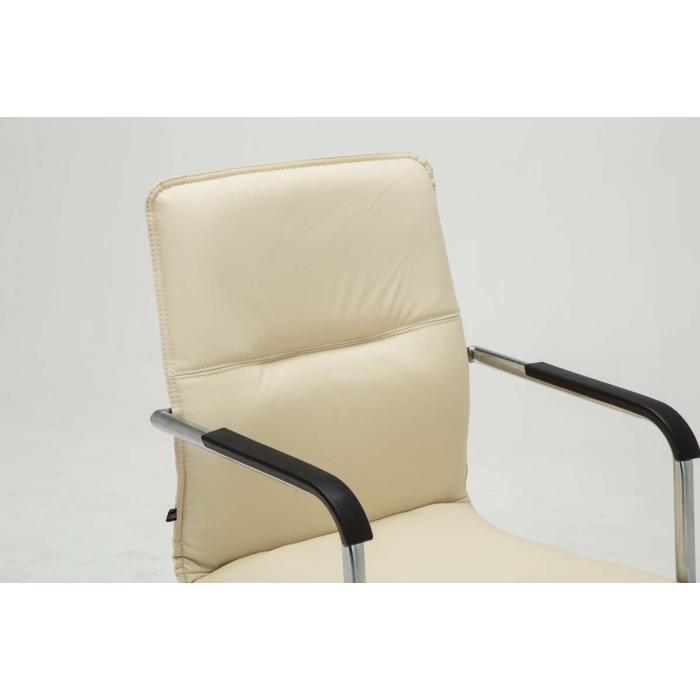 2er Set Besucherstuhl HLO-CP1 ~ creme