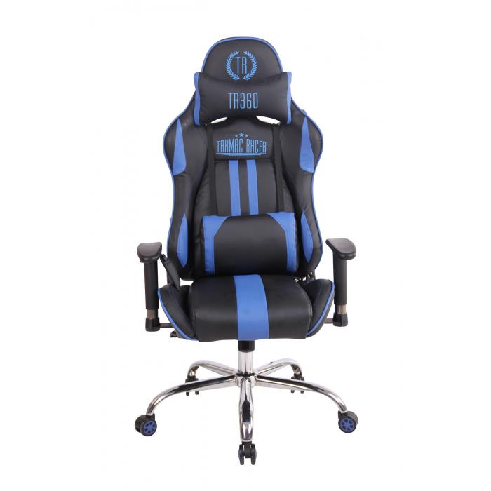 Brostuhl HLO-CP93 XM Kunstleder ~ schwarz/blau