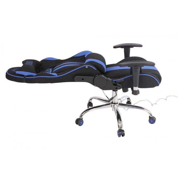Brostuhl HLO-CP93 XM Stoff ~ schwarz/blau
