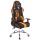 Brostuhl HLO-CP93 XM Stoff ~ schwarz/orange