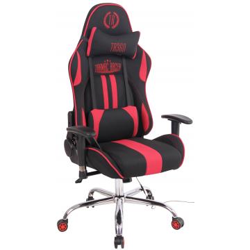 Brostuhl HLO-CP93 XM Stoff ~ schwarz/rot