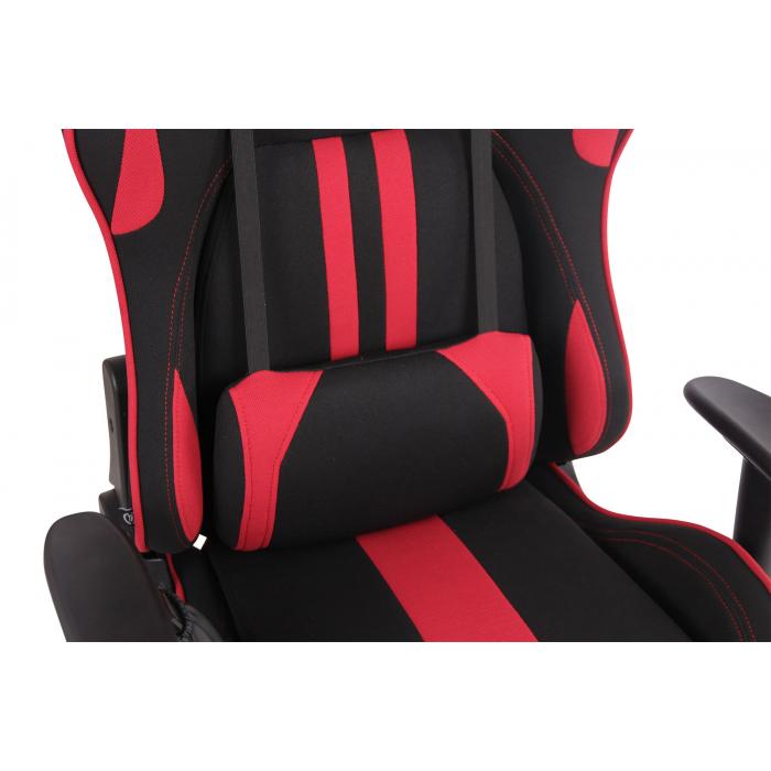 Brostuhl HLO-CP93 XM Stoff ~ schwarz/rot