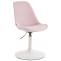 Esszimmerstuhl HLO-CP46 Samt wei ~ pink