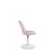 Esszimmerstuhl HLO-CP46 Samt wei ~ pink