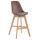 Barhocker HLO-CP12 Samt natura ~ braun