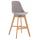 Barhocker HLO-CP12 Samt natura ~ grau Barhocker HLO-CP12 Samt natura ~ grau