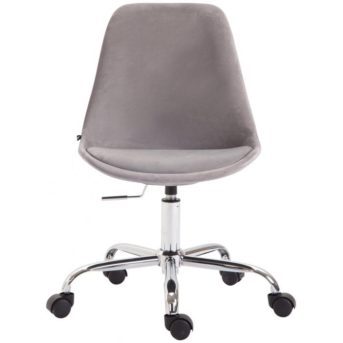 Brostuhl HLO-CP8 Samt ~ grau