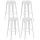 4er Set Barhocker HLO-CP21 ~ wei