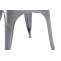 4er Set Stuhl HLO-CP57 ~ silber