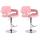 2er Set Barhocker HLO-CP15 ~ pink
