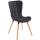 Stuhl HLO-CP47 Stoff natura ~ schwarz