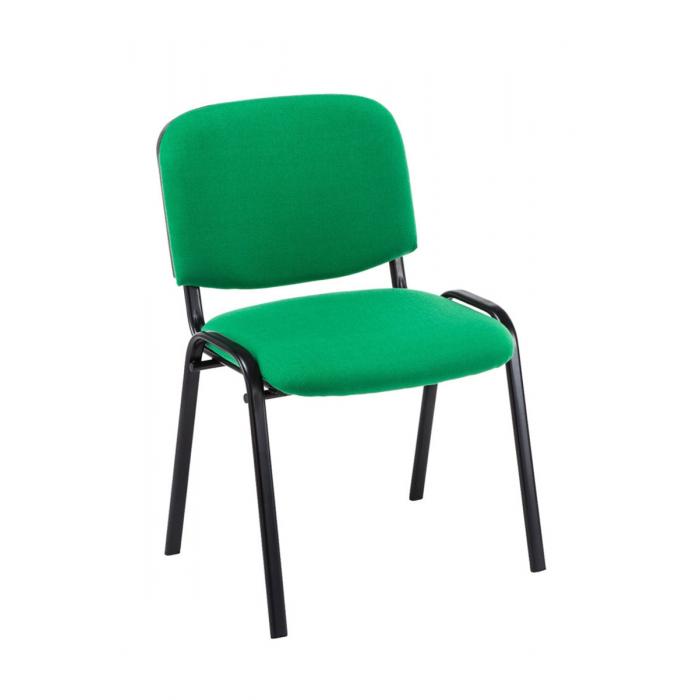 4er Set Besucherstuhl HLO-CP111 Stoff ~ grn