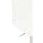 Barhocker HLO-CP10 Kunstleder edelstahl ~ wei
