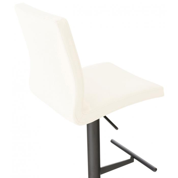 Barhocker HLO-CP10 Kunstleder schwarz ~ creme