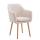 Besucherstuhl HLO-CP19 Stoff natura ~ beige