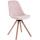 Esszimmerstuhl HLO-CP85 Samt Rund natura ~ pink