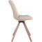 Esszimmerstuhl HLO-CP85 Samt Rund natura ~ creme