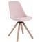 Esszimmerstuhl HLO-CP85 Samt Square natura ~ pink