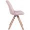 Esszimmerstuhl HLO-CP85 Samt Square natura ~ pink