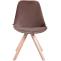 Besucherstuhl HLO-CP8 Samt Square natura ~ braun