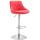 Barhocker HLO-CP30 Kunstleder ~ rot