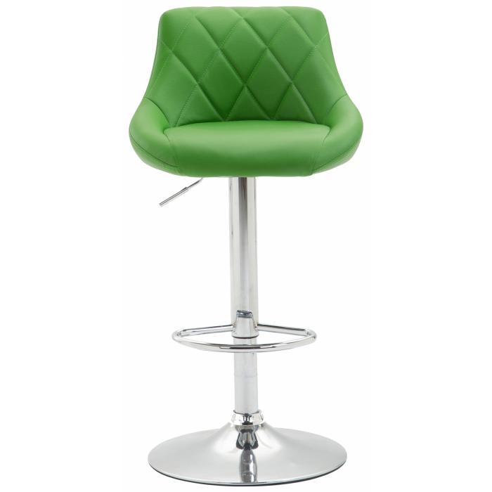 Barhocker HLO-CP30 Kunstleder ~ grün