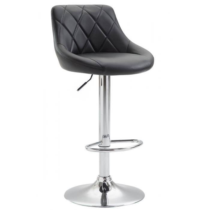 Barhocker HLO-CP30 Kunstleder ~ schwarz