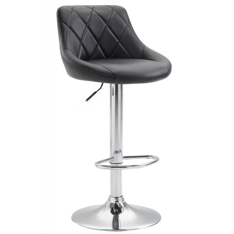 Barhocker HLO-CP30 Kunstleder ~ schwarz