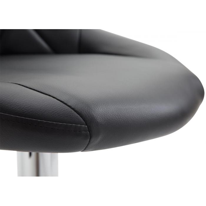 Barhocker HLO-CP30 Kunstleder ~ schwarz