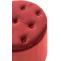 Sitzhocker HLO-CP19 Samt ~ rot