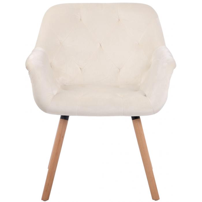 Esszimmerstuhl HLO-CP60 Samt natura ~ creme