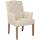 Stuhl HLO-CP81 Antik-hell Stoff ~ creme