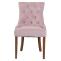 Esszimmerstuhl HLO-CP24 Samt antik-hell ~ pink