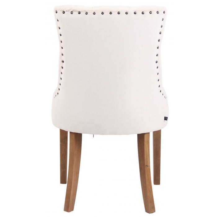Esszimmerstuhl HLO-CP24 Samt antik-hell ~ creme
