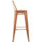 4er Set Barhocker HLO-CP38 ~ kupfer