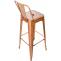 4er Set Barhocker HLO-CP38 ~ kupfer