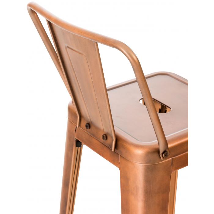 4er Set Barhocker HLO-CP38 ~ kupfer