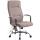 Brostuhl HLO-CP70 Stoff mit Massagefunktion ~ taupe