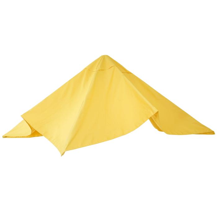 Ersatz-Bezug fr Luxus-Ampelschirm HWC-A96, Sonnenschirmbezug, 3,5x3,5m (4,95m) Polyester 4kg ~ gelb