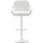 Barhocker HLO-CP8 Kunstleder wei ~ wei